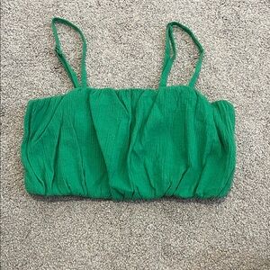 Wild Fable Vibrant Green Crop Top